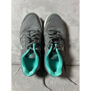 Nike Downshifter 8‎ Gray Teal Running Shoes Sneakers Womens Size 7